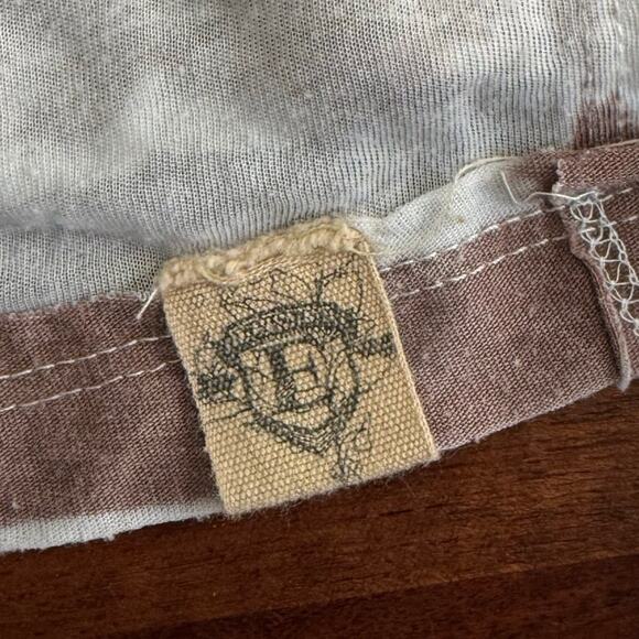 Division E Y2K shirt studded tie dye mens shirt long sleeve size M see thru - Picture 2 of 7